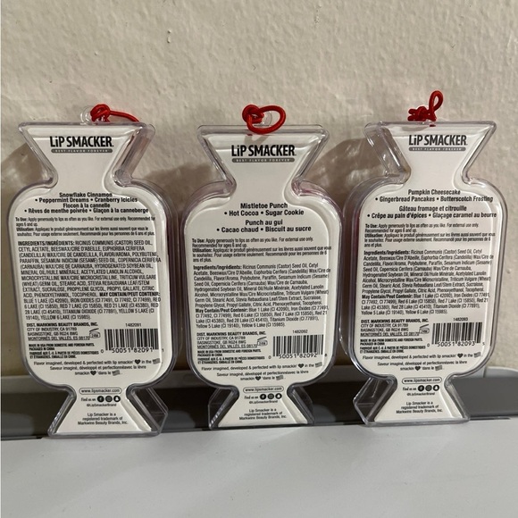 Lip Smacker Holiday 3 Pack Lip Balm Candy Ornament - Picture 2 of 2